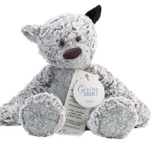 Demdaco Gray and Brown Giving Bear